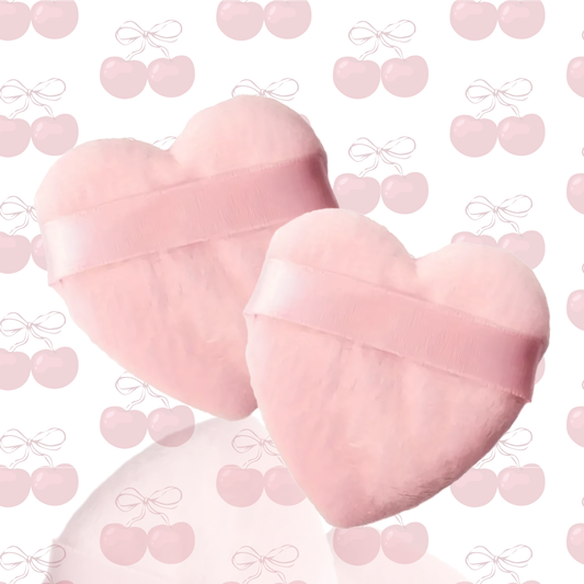 Heart Powder Puffs