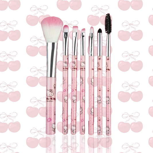 Hello Kitty Makeup Brush Set