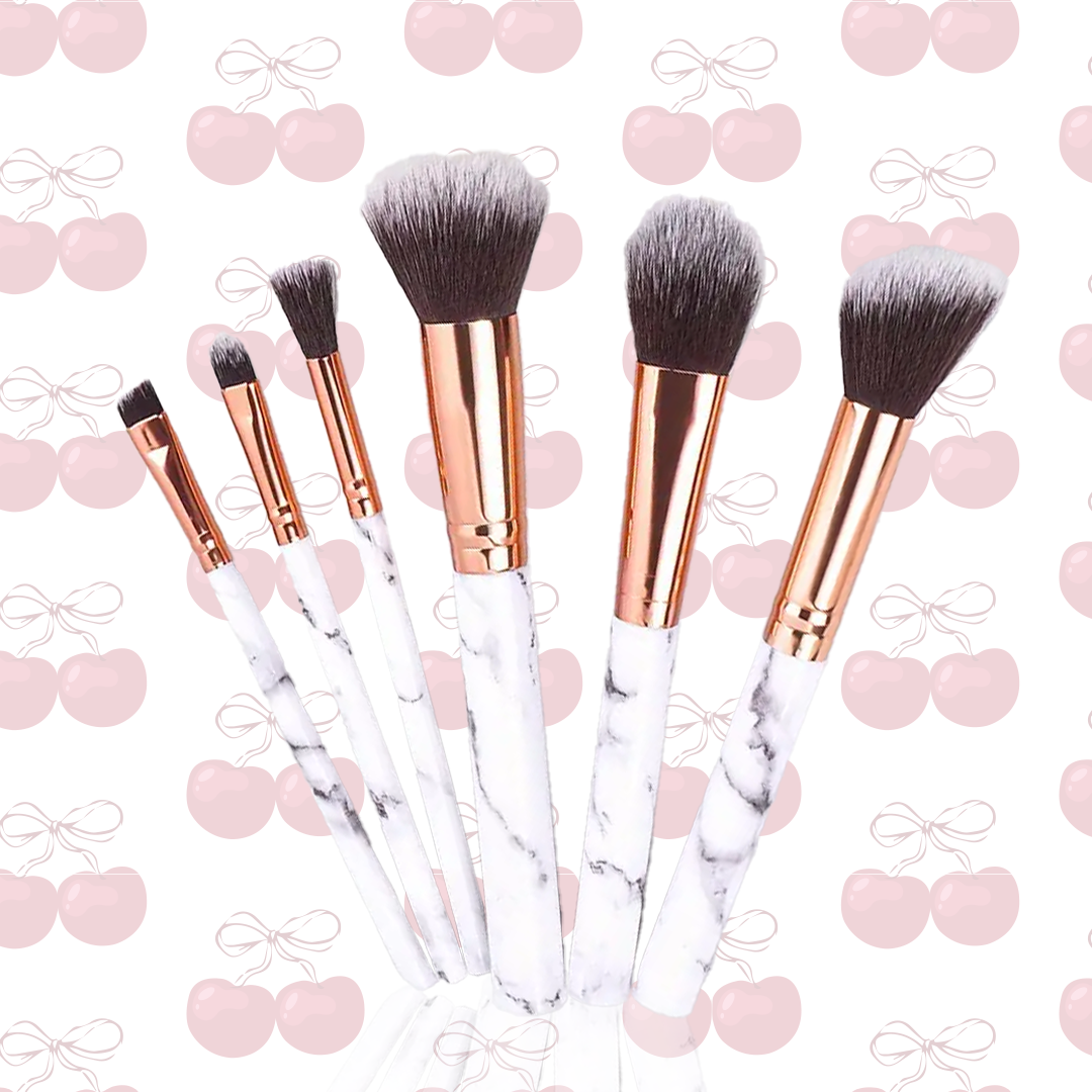 Marble Makeup Brush Set