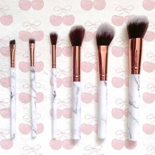 Marble Makeup Brush Set