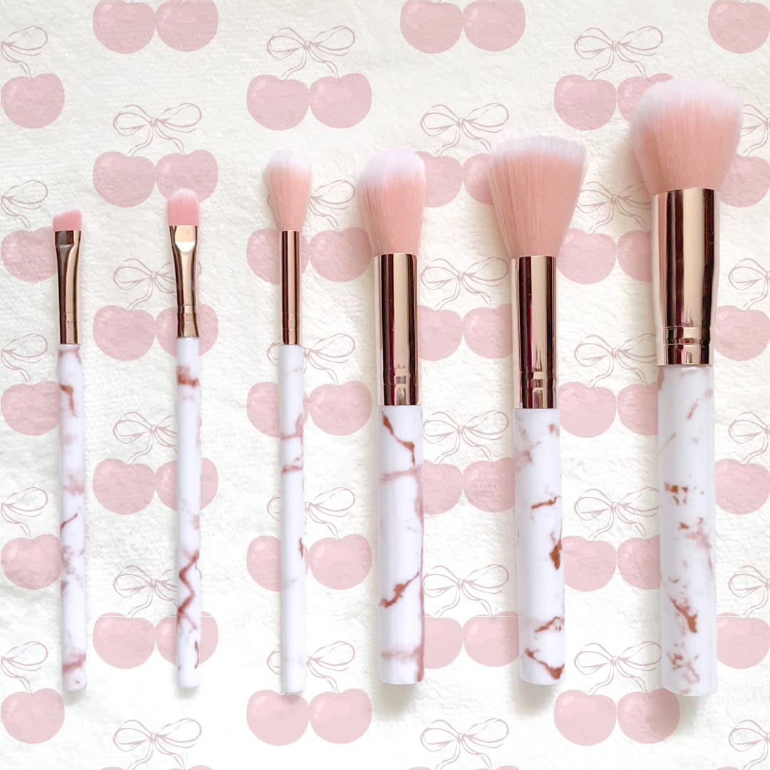 Marble Makeup Brush Set